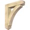 Ekena Millwork Thorton Arts and Crafts Rough Sawn Bracket w/ Offset Brace, Douglas Fir, 8"W x 36"D x 40"H BKT0806X36X40THR03RDF - alternate 1